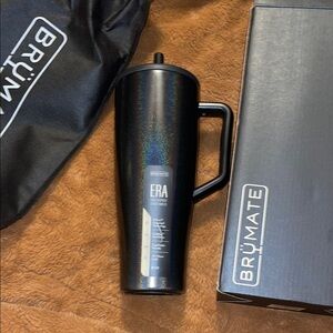BrüMate glitter charcoal limited edition 40oz Tumbler with Lid straw SOLD OUT***